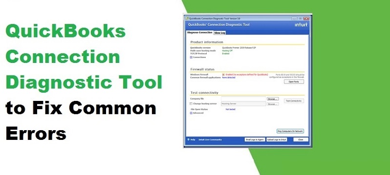 Featured image: Quickbooks connection diagnostic tool